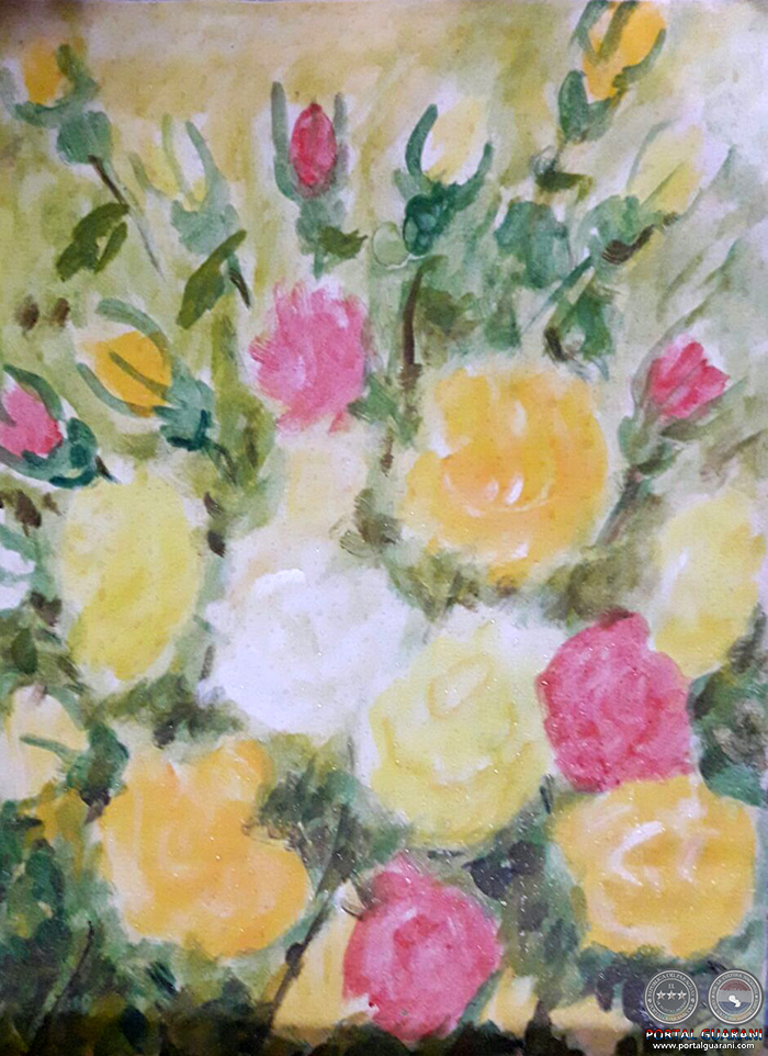 SERIE PACHAMAMA SONRÍE - PINTURA DE OLGA SAMCEVICH DE LADAN